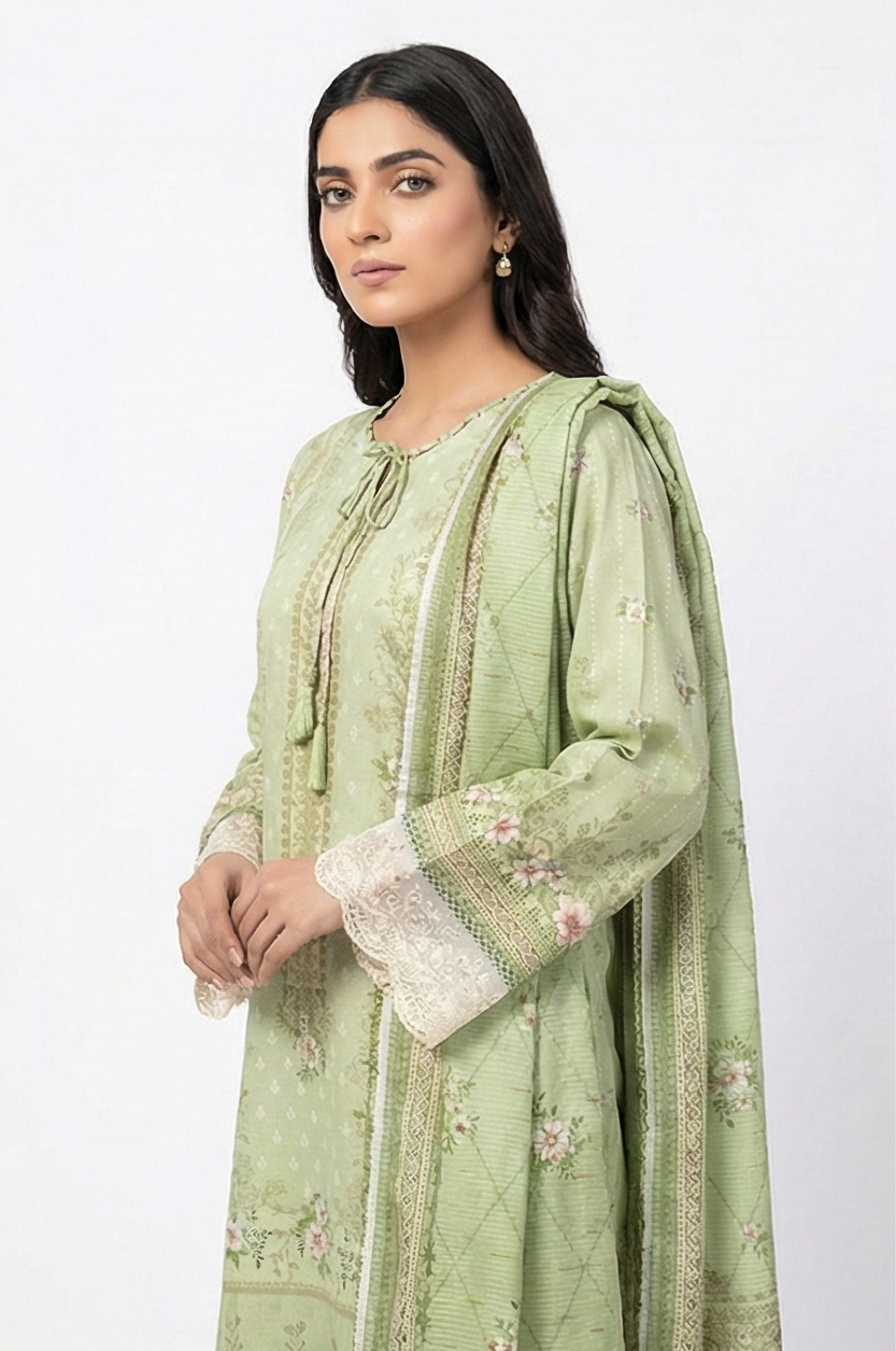 Zaraiz Premium Embroidered jacquard 3pcs
