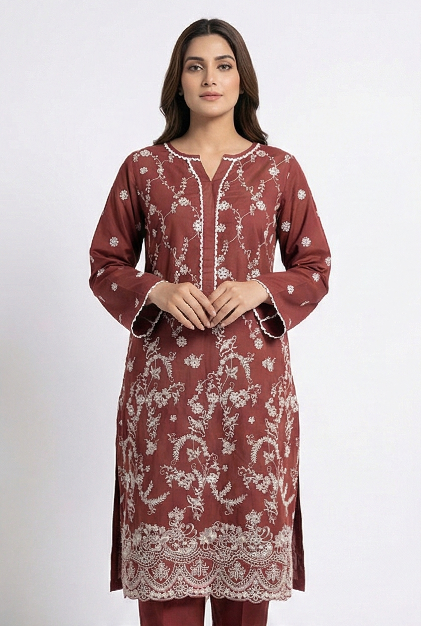 Image Signature Embroidered silk polyester 2pcs