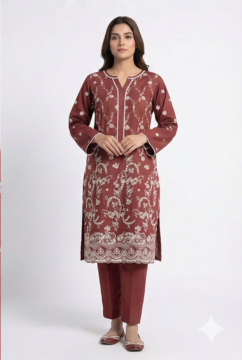 Image Signature Embroidered silk polyester 2pcs