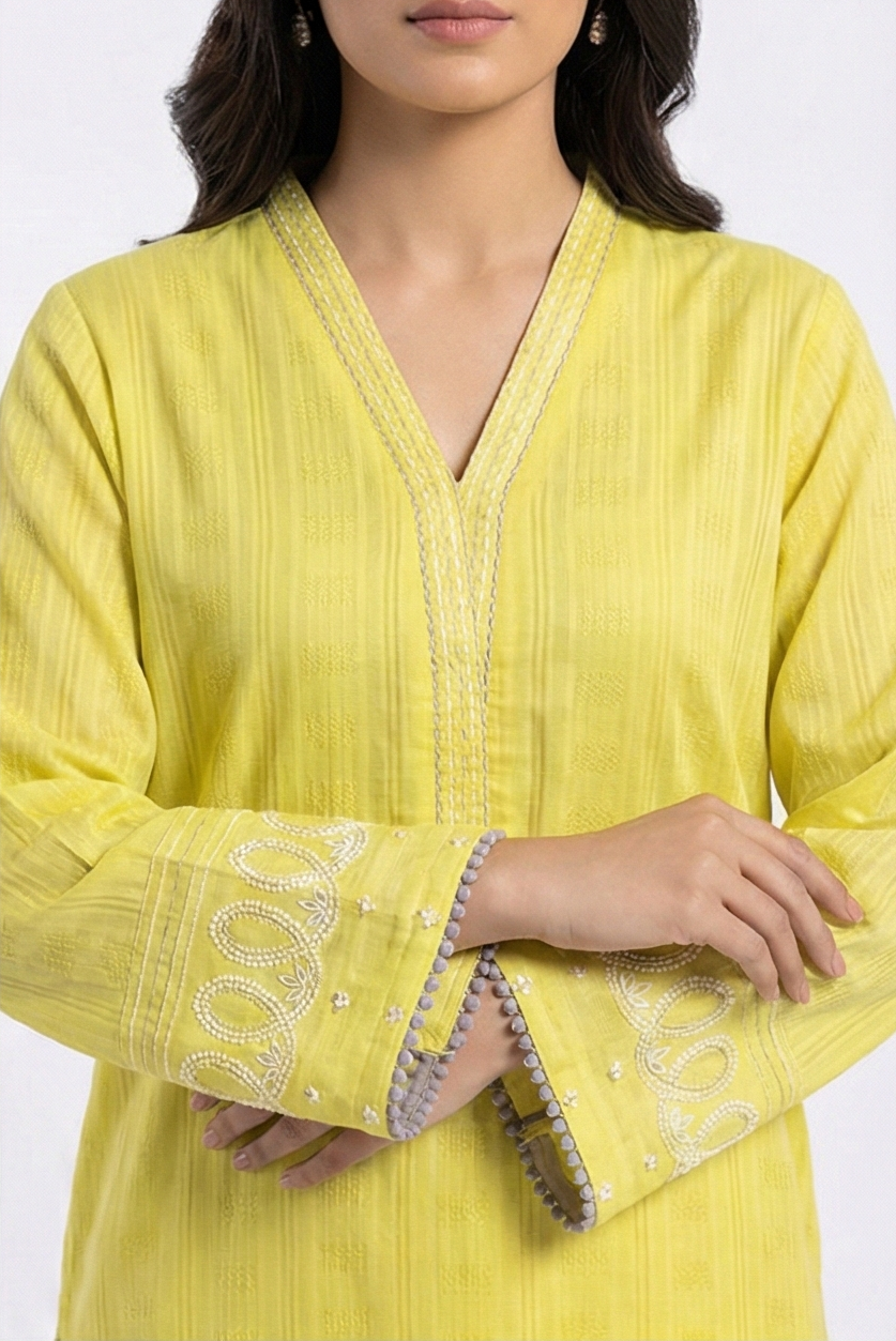 Asim Jofa V neck Yellow 2pcs