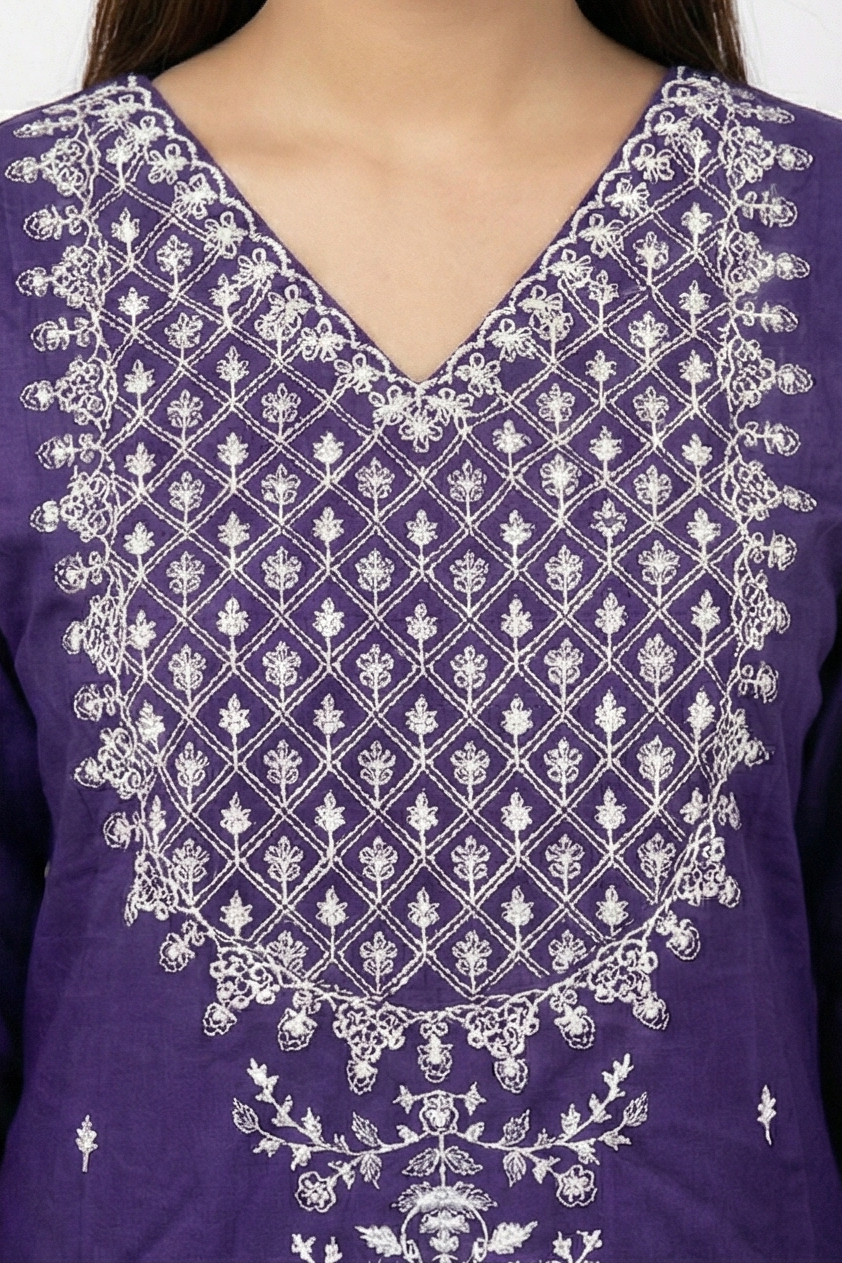 Asim Jofa Lawn embroidered 2pcs