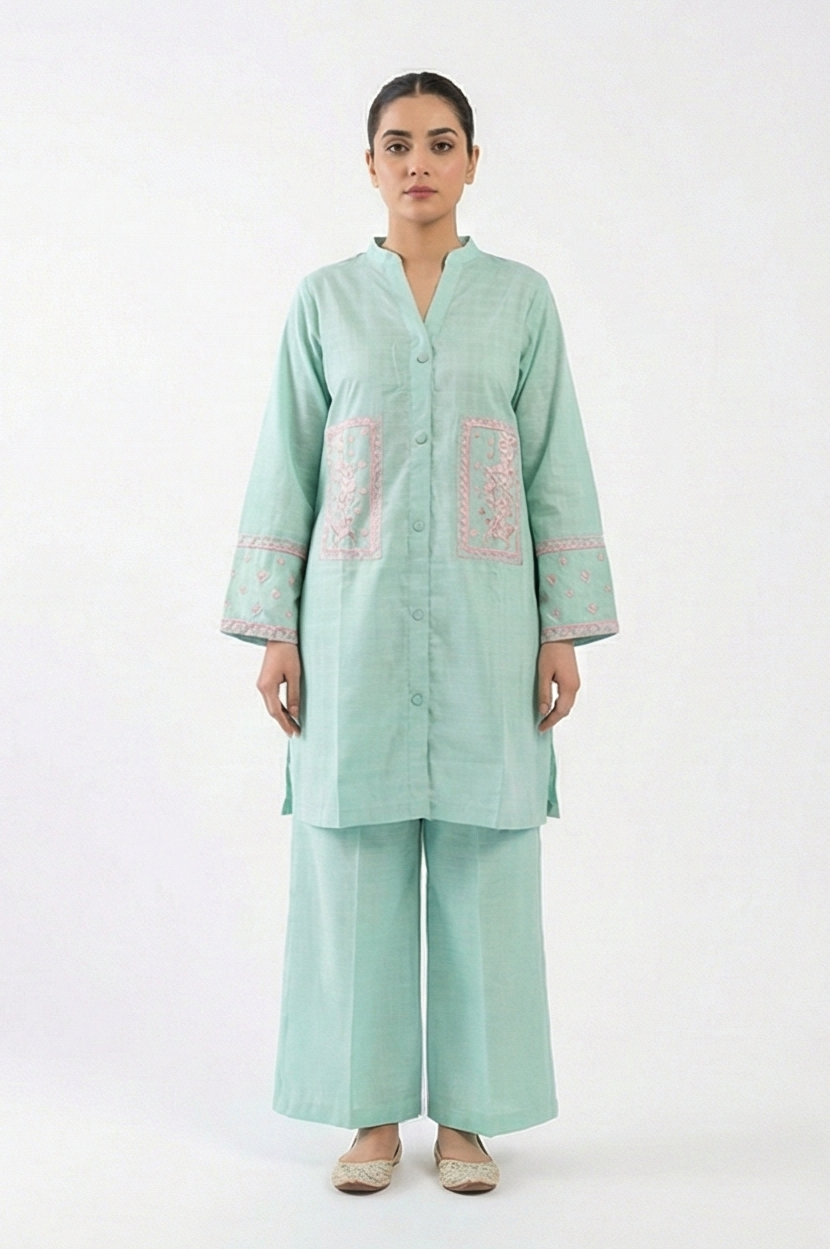 Asim Jofa cotton embroidered 2pcs