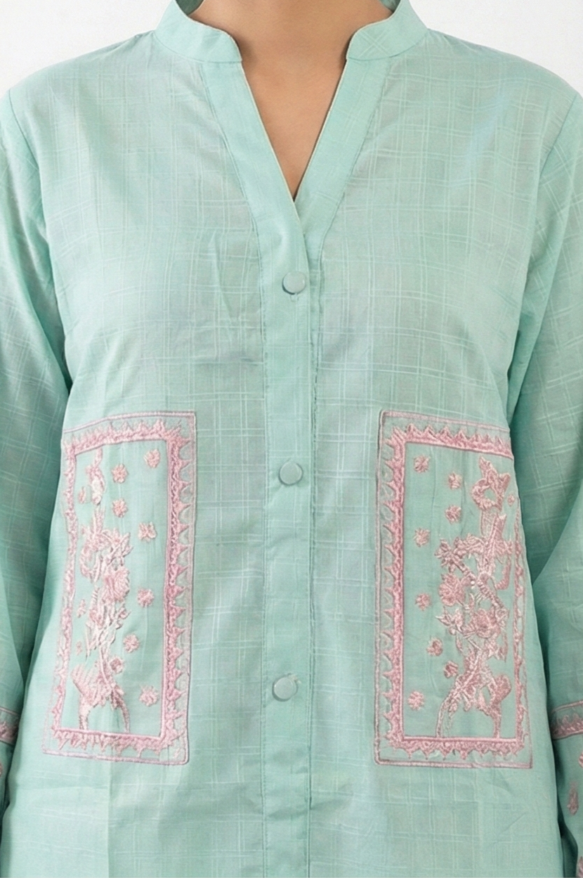 Asim Jofa cotton embroidered 2pcs