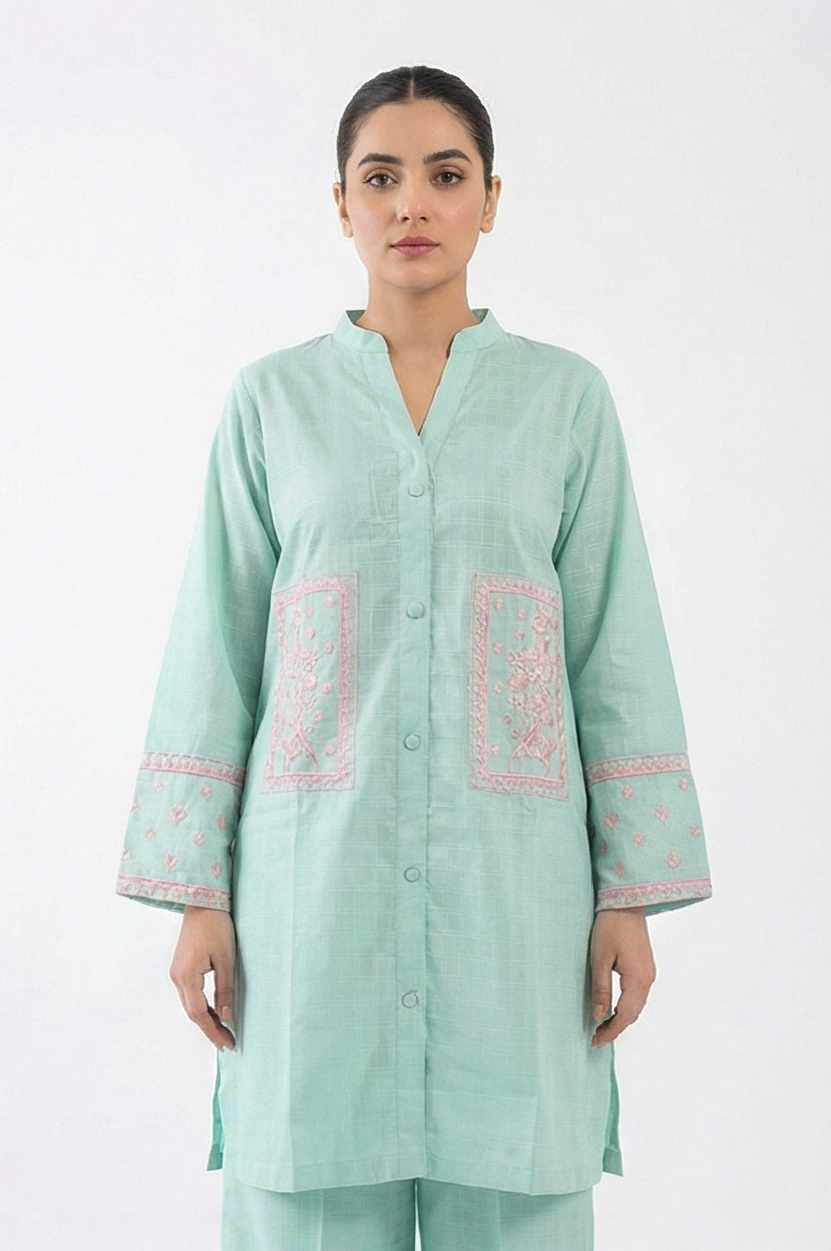 Asim Jofa cotton embroidered 2pcs