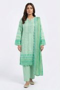 Tawakkal Lawn Embroidered digital print green 3pcs